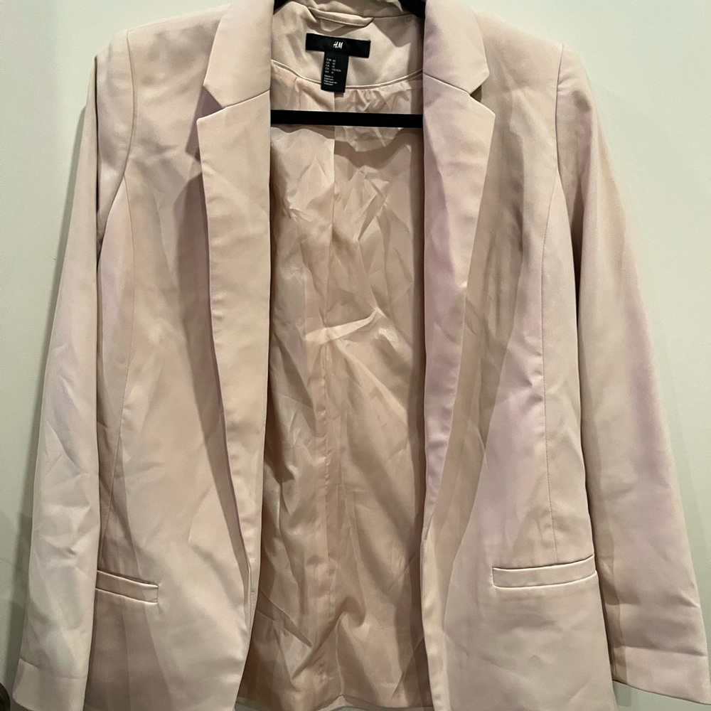 H&M Women's Cream Blazer